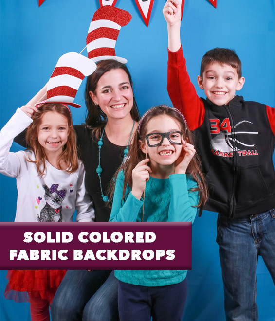 Solid Colored Fabric Backdrops